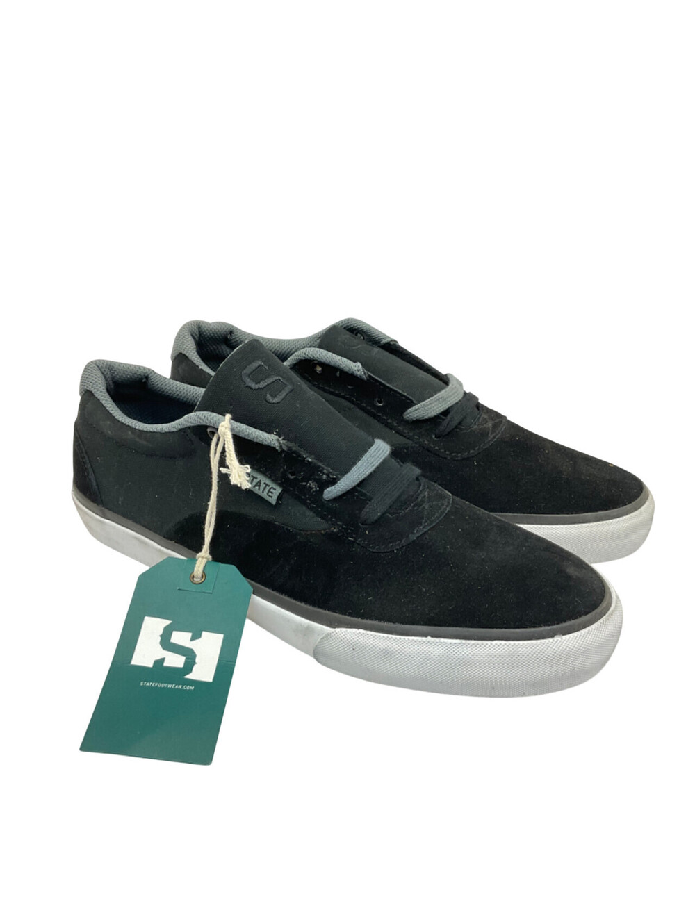 State Men's Low-Cut Madison Skate Sneakers FTWST10602 Black Size 9.5M